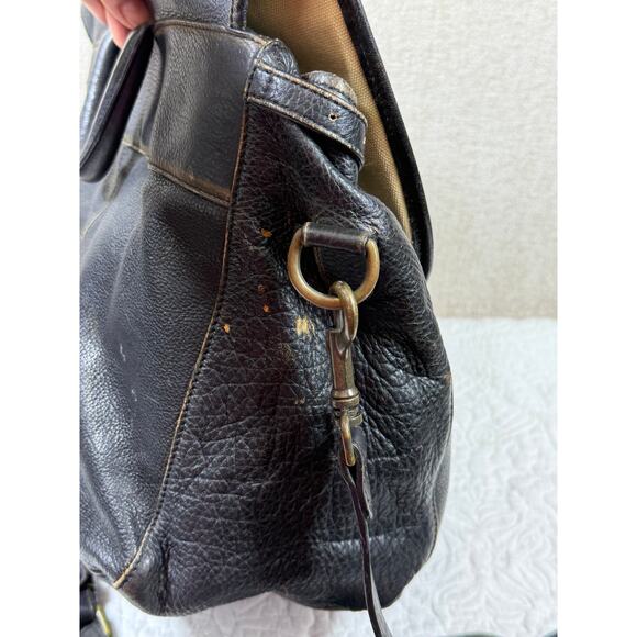 Territory Ahead Men’s Black Pebbled Leather Messenger Shoulder Laptop Bag Office - Picture 13 of 13